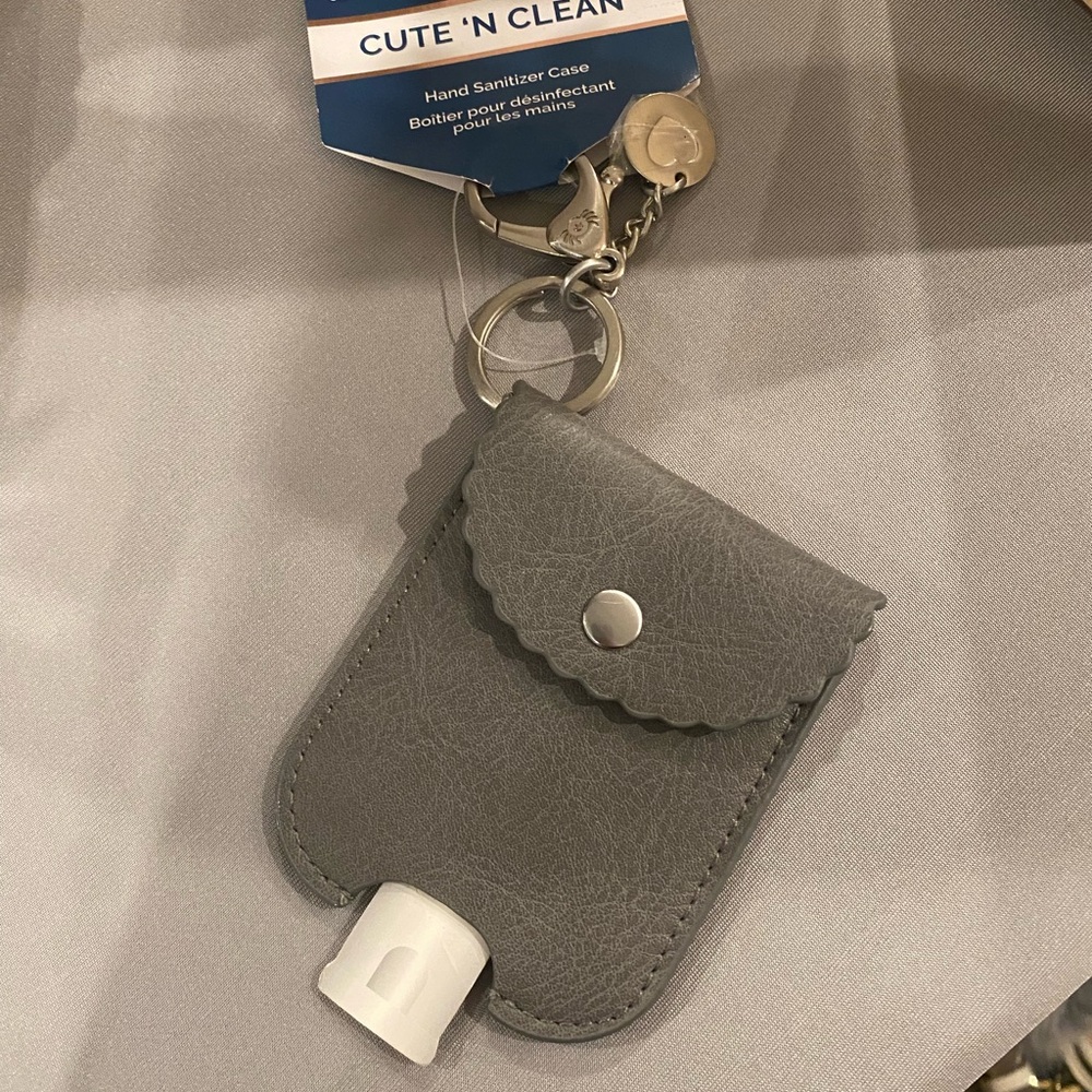 Gray Hand Sanitizer Case
